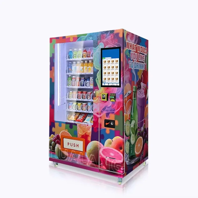 Uninterrupted fast cooling beverage machine, multiple payment methods, beverage vending machine, factory direct sales