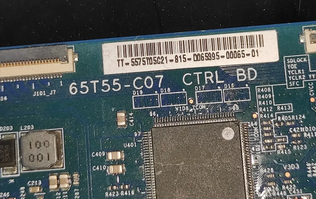شحن مجاني! 65T55-C07 CTRL BD 5575t05 LED مجلس منطق التلفزيون اختبارها ونقلها