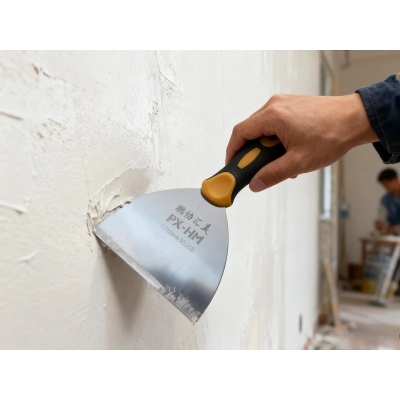 มีดโป๊วเกรดอุตสาหกรรม ใบมีดขัดเงาความแข็งแรงสูง พร้อมด้ามไม้/พลาสติก สำหรับทาสีและซ่อมแซมผนัง