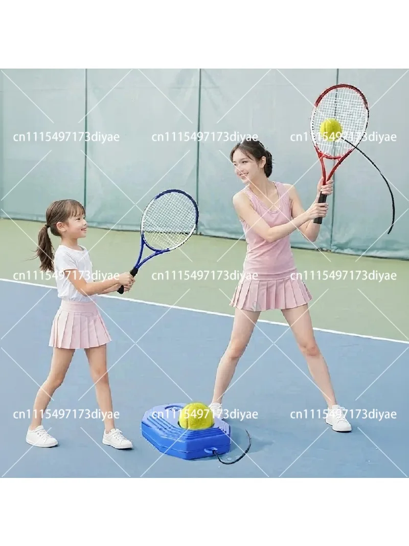 Elastic String Tennis Self-Training Set, Rebound Practice Tool for Beginners Adults Kids Indoor Outdoor Use