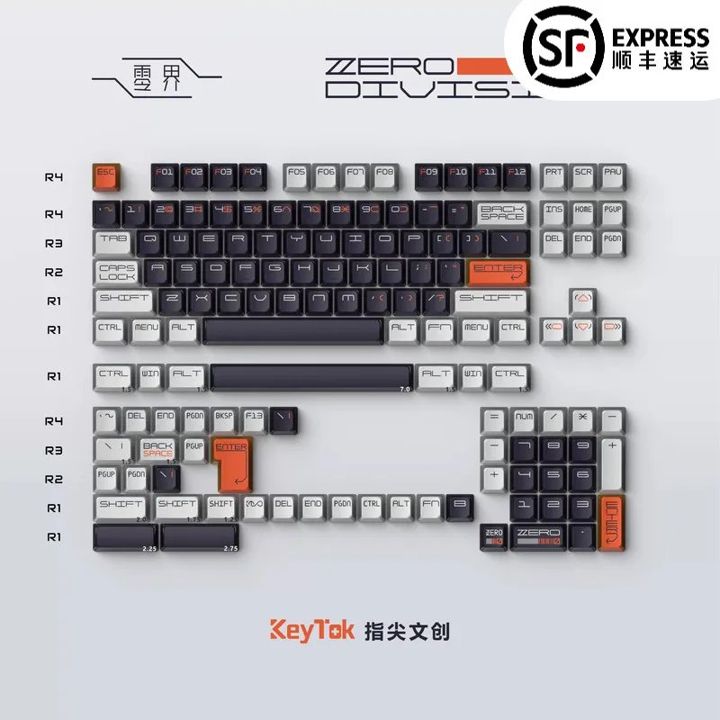 صفر الحدود PBT التسامي OEM الجانب نقل الضوء keycap made68 ميجا الأسد wotting