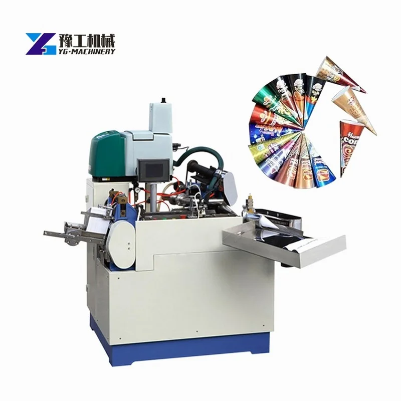 Cone Sleeve Cup Machine Ice Cream Paper Cone Sleeve Forming Machine Ice Cream Cup Sleeve Production Equipment