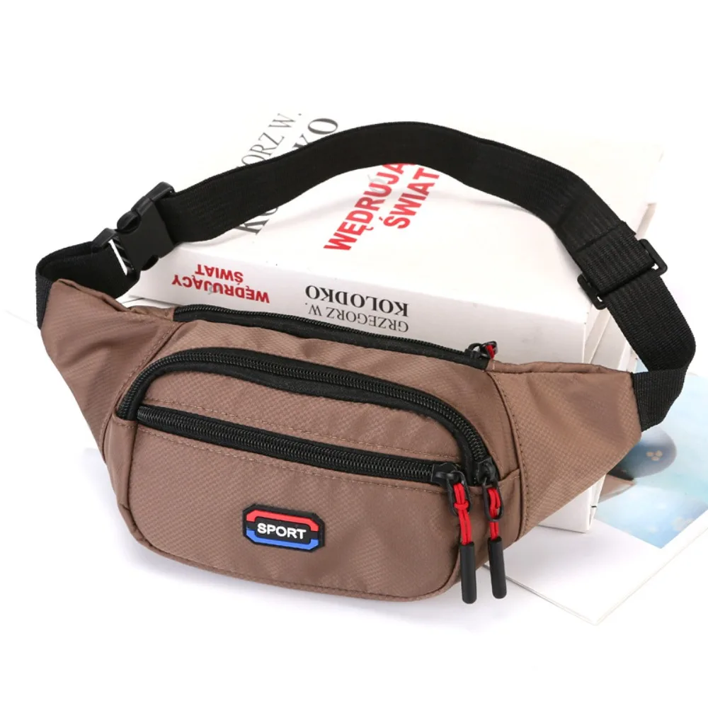 

Модная водонепроницаемая поясная сумка из полиэстера, поясная сумка большой емкости, износостойкая нагрудная сумка для путешествий на открытом воздухе