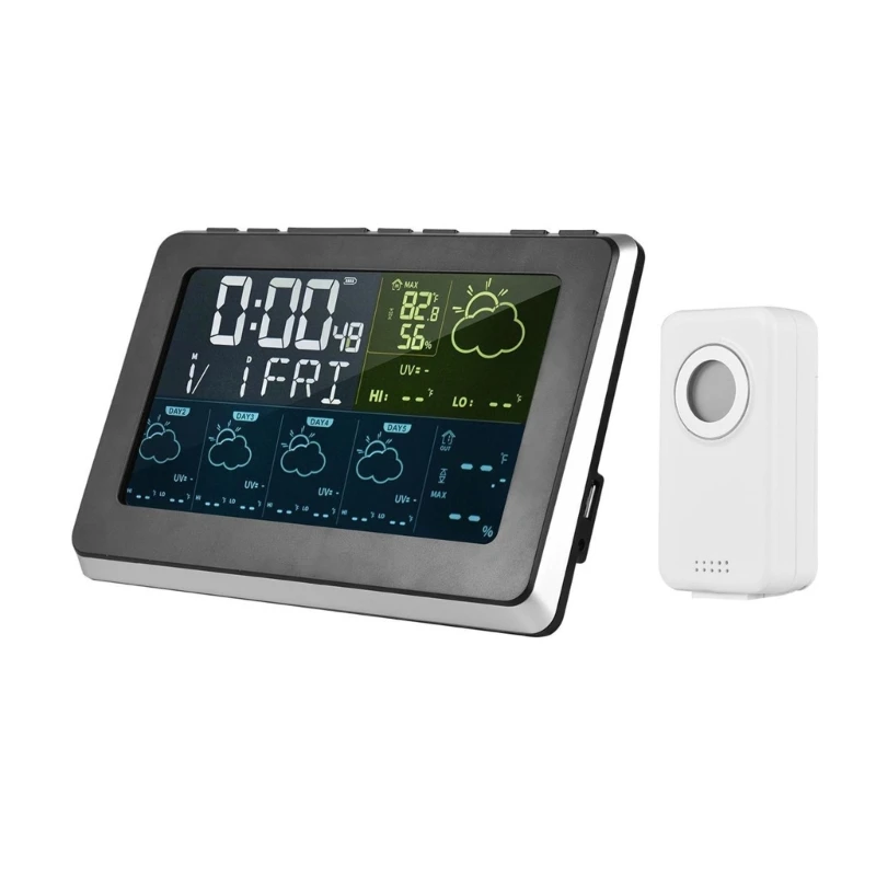 Wireless Indoor Outdoor Digital Weather Stations Accurate Temperature Forecast