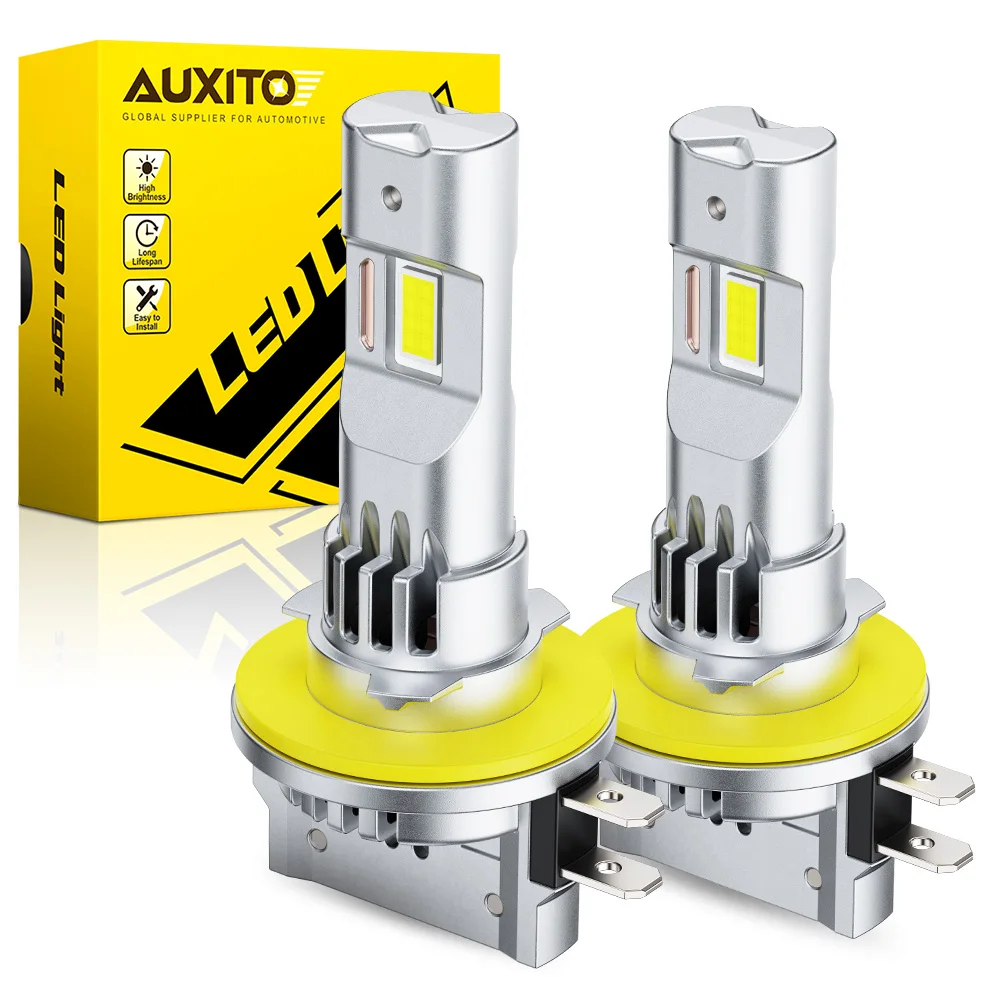 AUXITO 2x H8B H9B H11B Lâmpada LED para Farol DRL Canbus para Ford Fiesta Hyundai Kia Sportage 3 Forte 2011 H11B Luz de Neblina LED Turbo