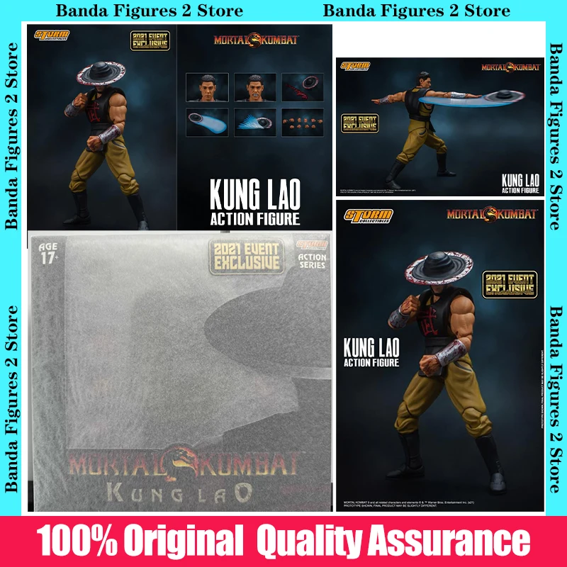 100% Original Box Storm Collectibles Mortal Kombat VS Series Kung Lao 1/12 Scale 2021 Event Exclusive In Stock Anime Figures Toy