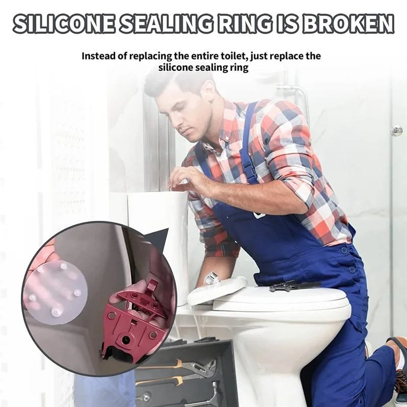 YCOC-5Pack خزان المرحاض سيليكون الزعنفة ختم طوقا 3 بوصة استبدال الملحقات ل 7381424-100.0070A