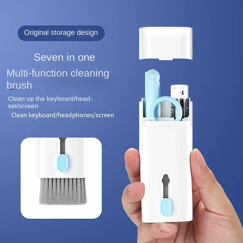 7-1 Keyboard cleaning brush tool Multifunctional mobile phone earphone cleaning pen gap