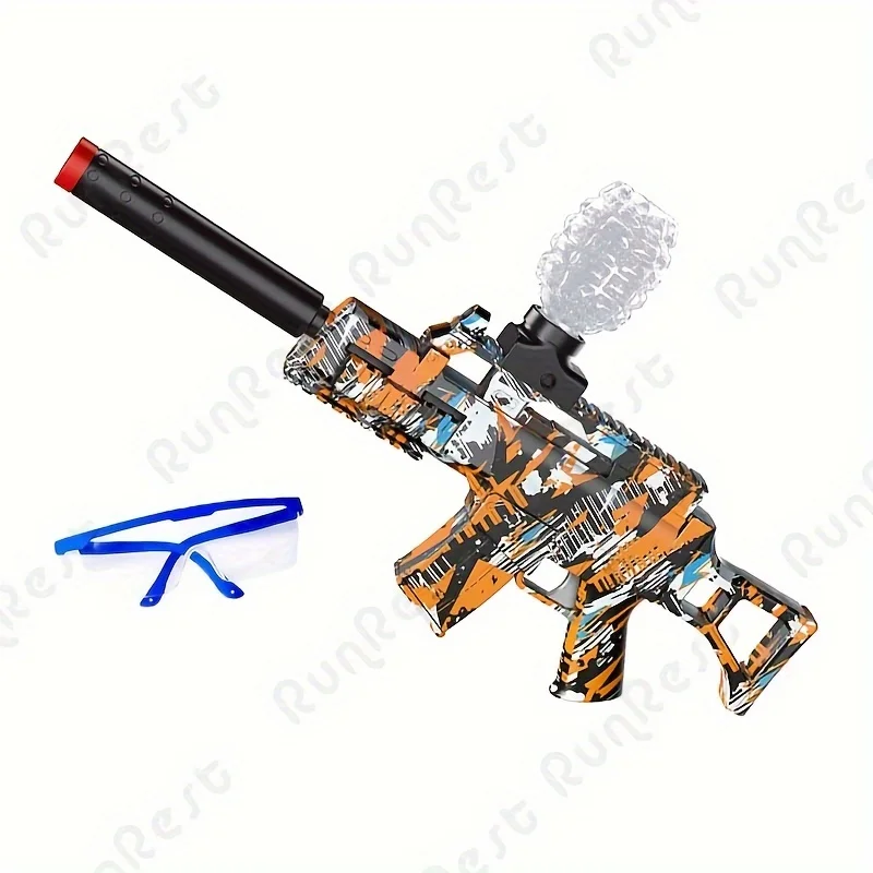 Gel Ball Blaster -7.4V Electric Blaster Gun High Speed Splatter Ball Toy Rifle, Long-Lasting Rechargeable Battery