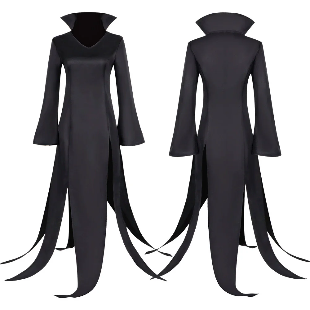 Saitama MAN Cosplay Jumpsuit and Tornado of Terror Senritsu No Tatsumaki Cosplay Costume Black Dress Women Men Outfit Halloween view 3