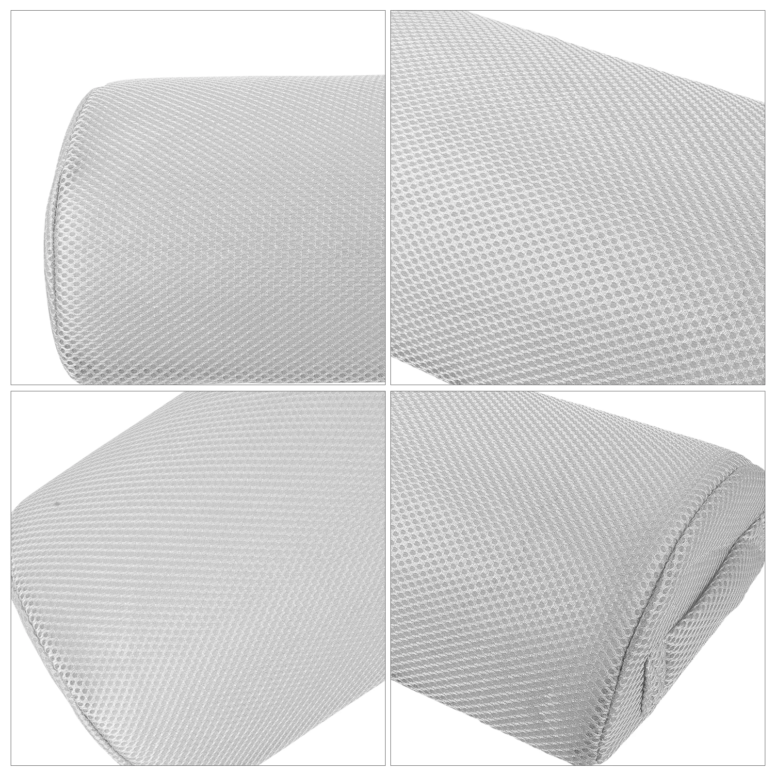 

Leg Pillow Footrest High Elastic Grey Mesh Half Cylinder Support Pillows Office Sleeping Back Pain Relief Knee Bolster Leg Pads
