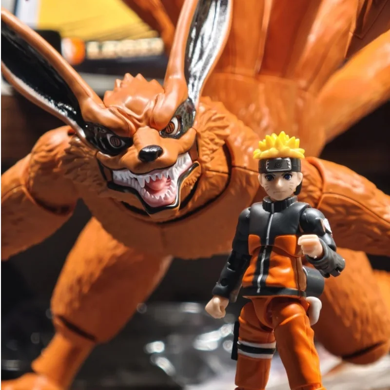 

Коллекционные фигурки Blokees Naruto Legend Edition Kurama: Новая аниме-модель для сборки, статуэтка, настольный подарок на день рождения, игрушка
