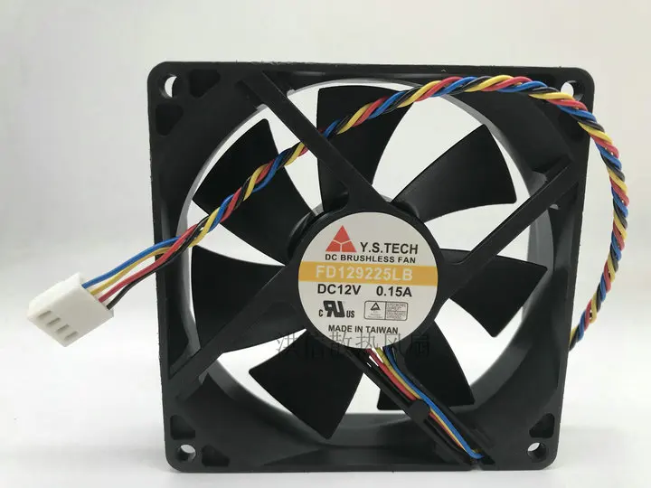 

Y.S TECH FD129225LB DC 12V 0.15A 90x90x25mm 4-Wire Server Cooling Fan