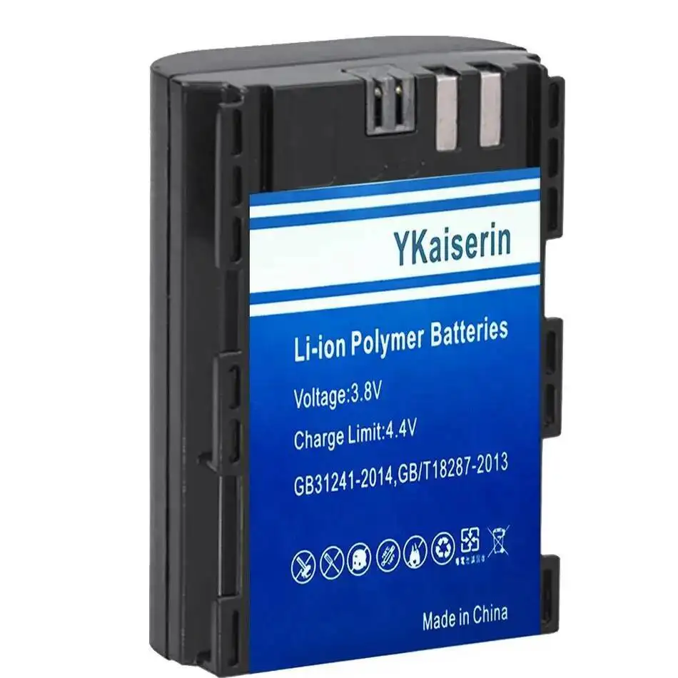 Camera Battery LP-E6P 2900Mah For Canon Eos R5 Mark II R6 R7 R 5DS 5D Iii 6D 7D 80D 90D