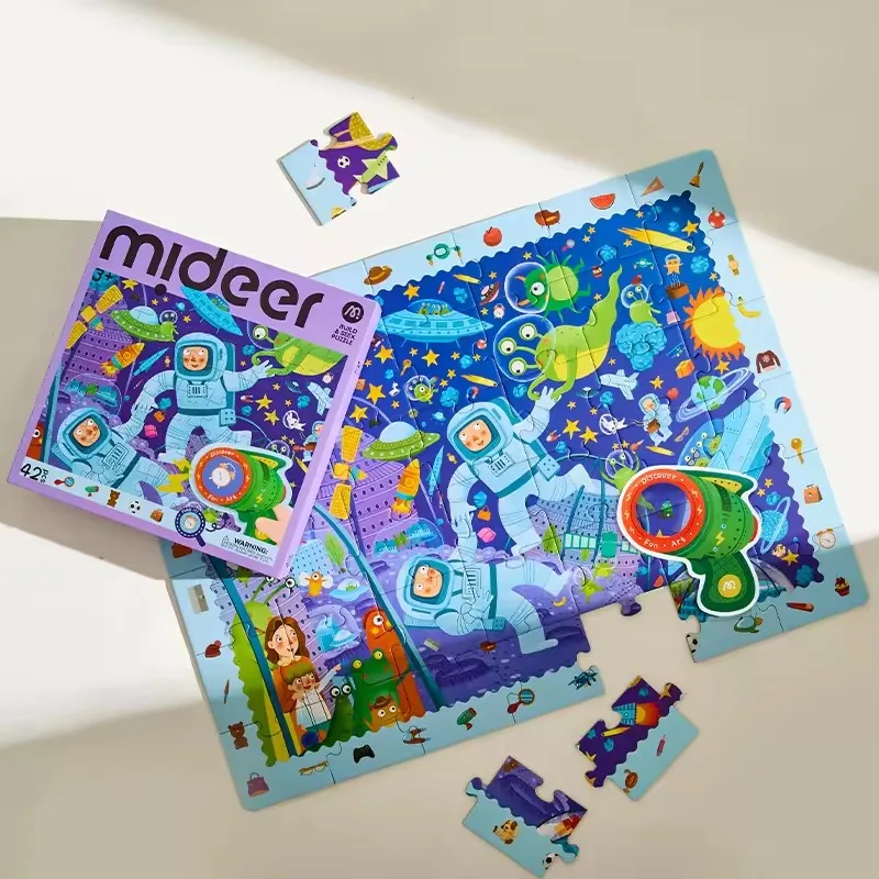 mideer-build-seek-puzzle-puzzle-educatif-pour-enfants-avec-loupe-objets-caches-jouet-d'apprentissage-puzzle-3-ans-et-plus