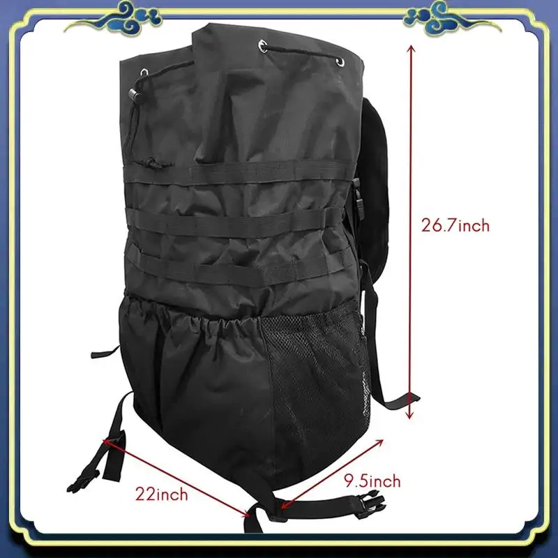 AU16-Spare Tire Trash Bag Outdoors Storage Bag For Wrangler UTV SUV RV Truck Off-Road Recovery Gear Adjustable Universal
