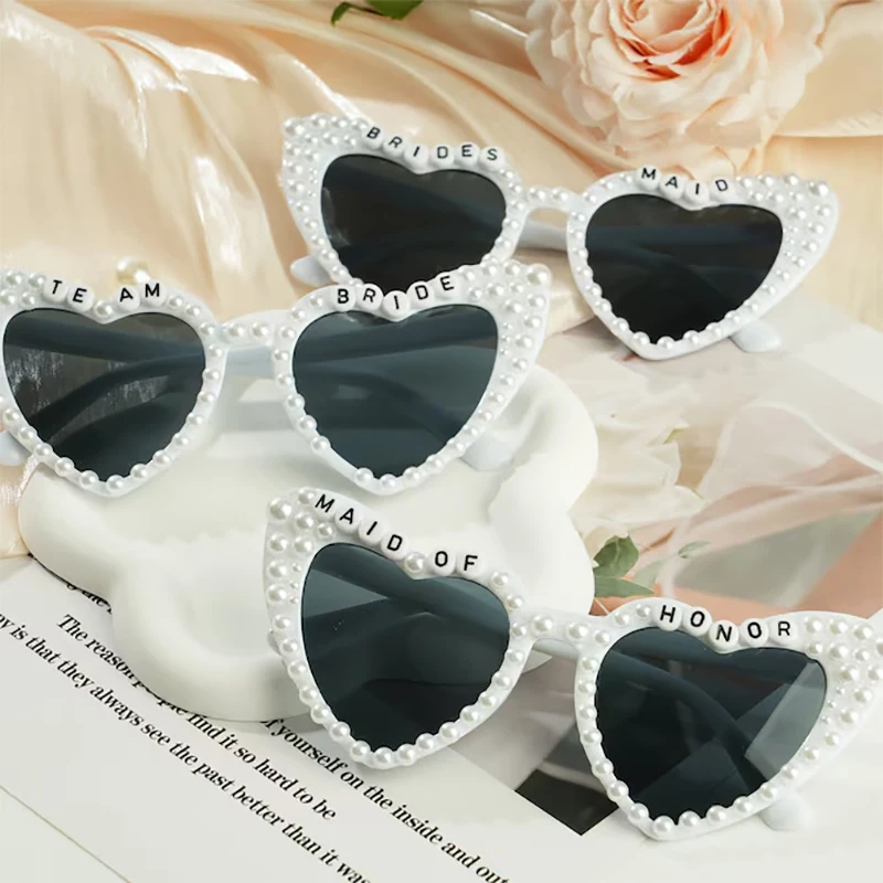 Bride to be bridesmaid maid of honor Sunglasses Wedding Bridal Shower Disco Bachelorette hen do party decoration proposal gift