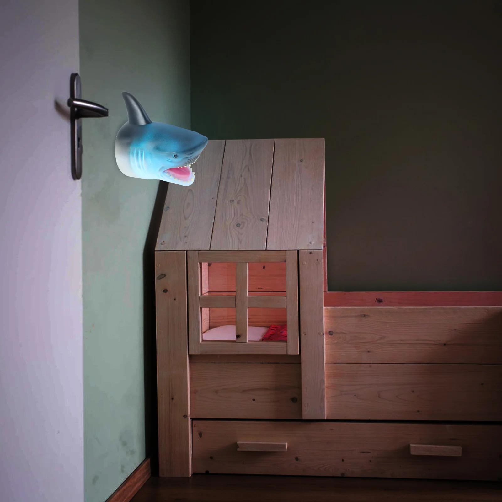 

1 Set Bounce Training Shark Shaped Premium Material Bone Development Aid Grow High Bounce Trainer Portable Cartoon