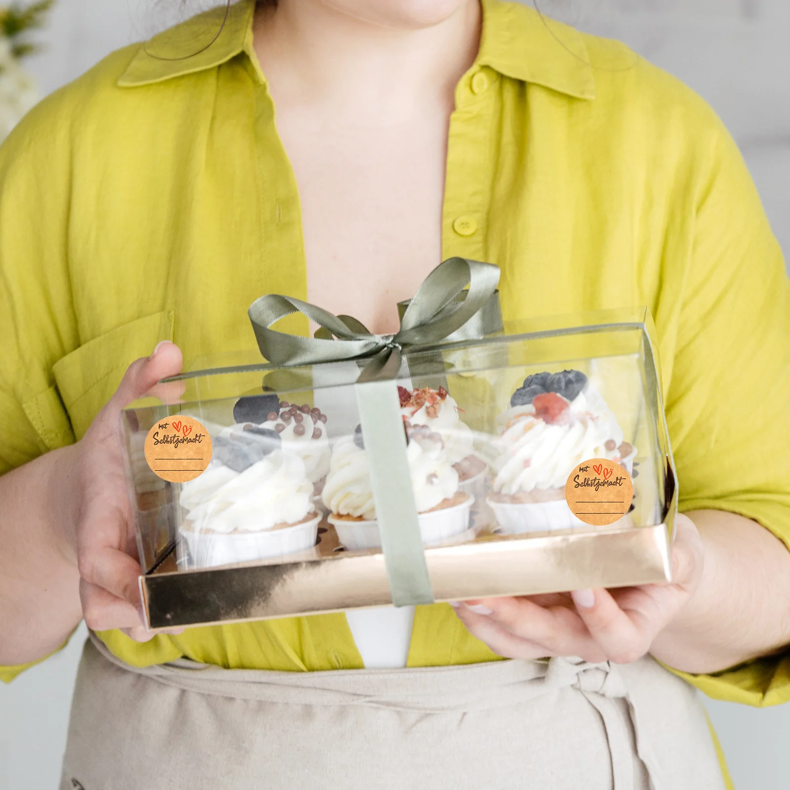 Labels Sticker Self-Adhesive Sealing Stickers For Gift Bag Wrap Food Container Jar Lid Diy Craft Name Tags Adhesive