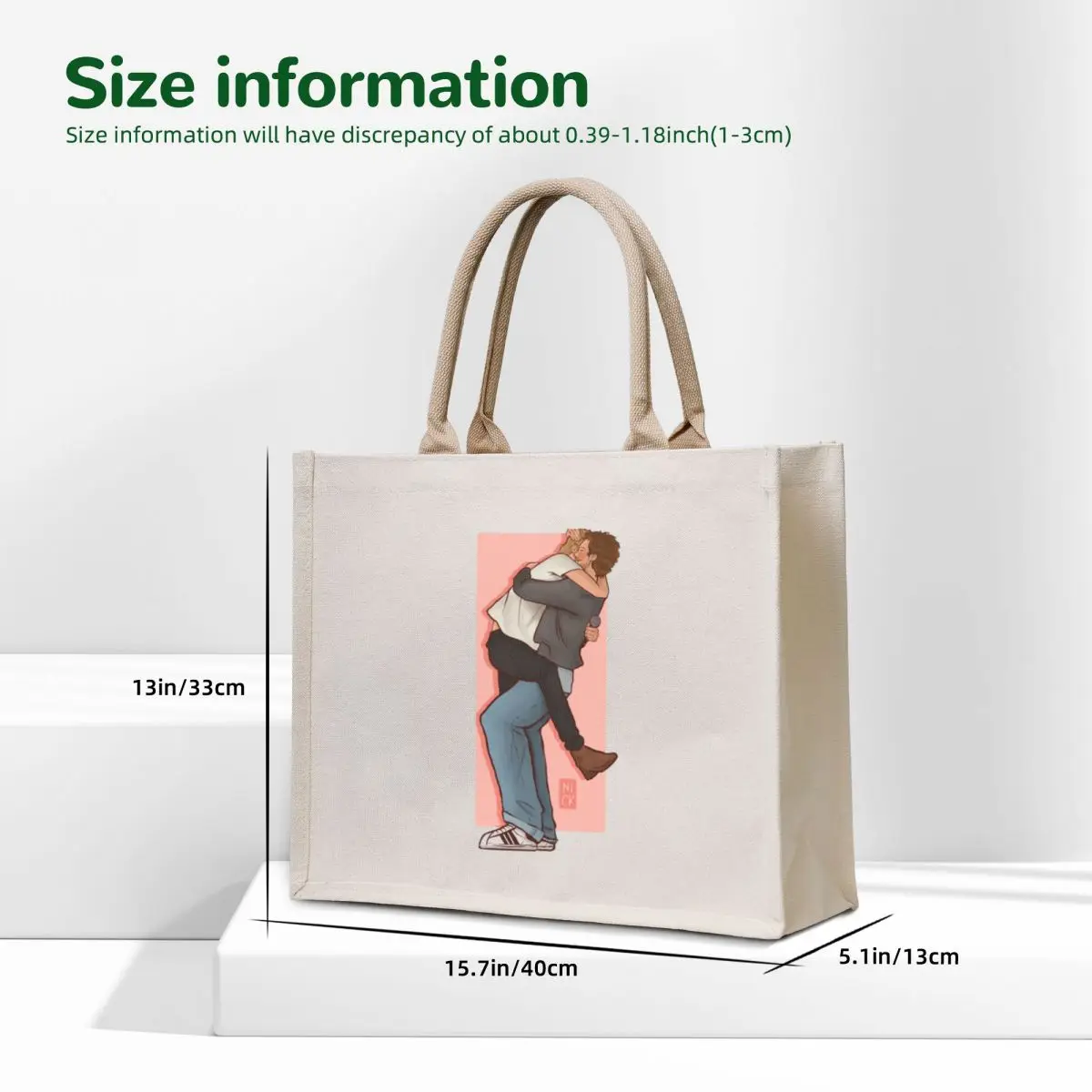 Jomie- Joseph Quinn & Jamie Campbell Bower Tote Bag Women's handbag Gift bags bags woman 2025