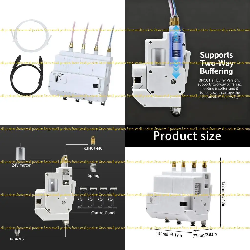 

R1WD Легко модернизированная ферма с автоматической заправкой, двунаправленная сенсорная буферизация для 3D-принтеров, буферный