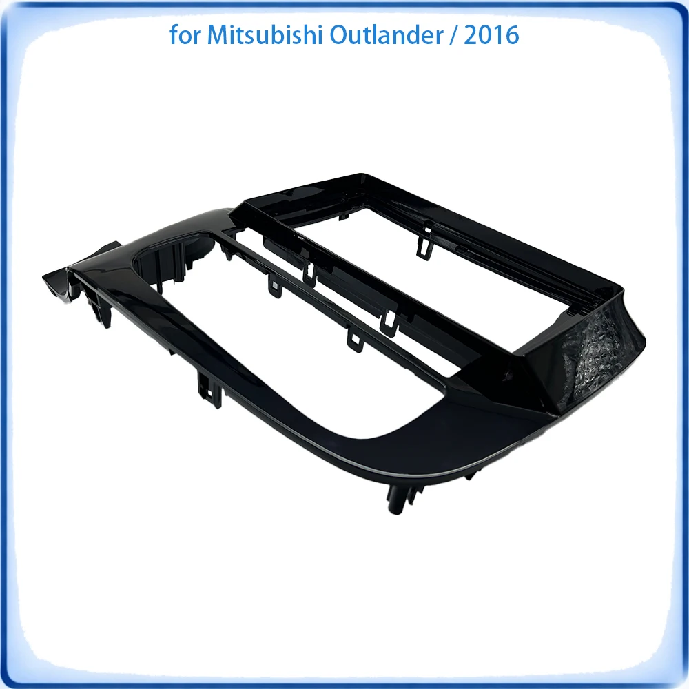 Car Radio Fascia Frame For Mitsubishi Outlander 2016 9/10 inch LHD/RHD With Canbus Decoder & Wiring Harness Car Accessories