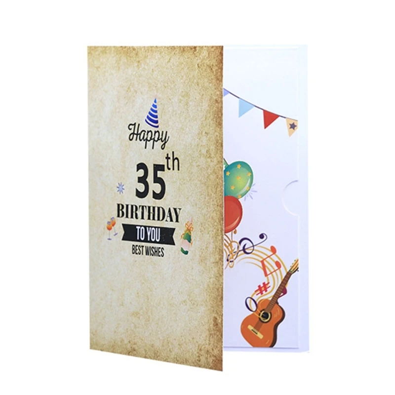 Birthday Card, PopUp Card for Birthday Kids, 3D Ages Number Greetings Card Birthday Gift Baby Shown