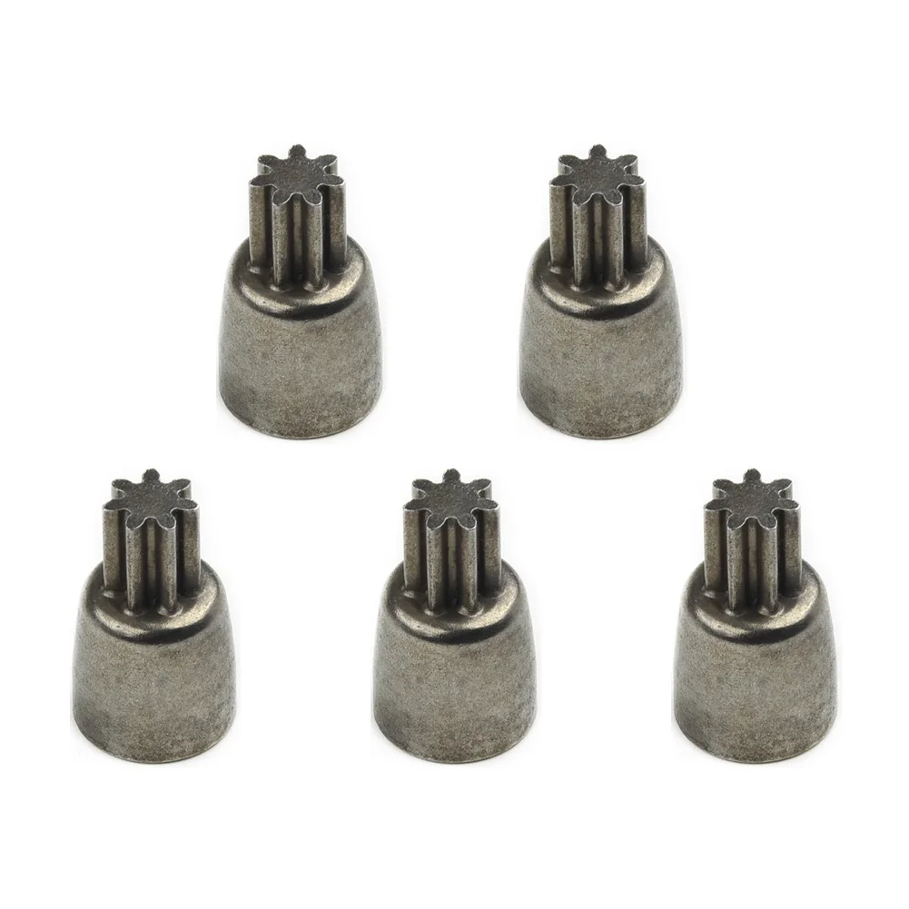 5pcs Gear 7T 7Tooth Gear Sleeve 4.98mm Shaft Diameter For 2106 Brushless Electric Wrench Motor Power Tool Accessories