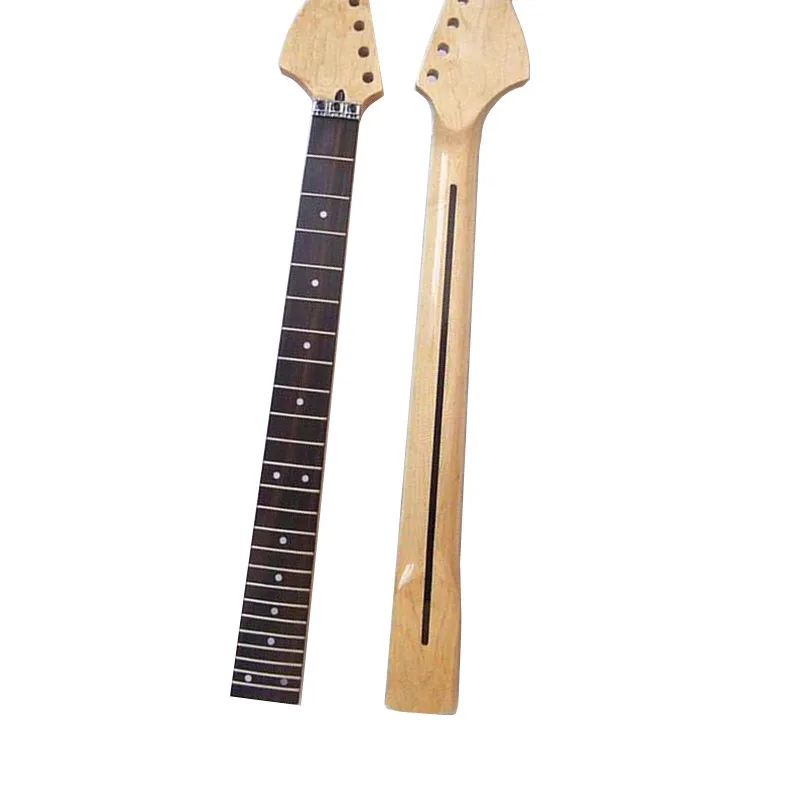 24 Frets Maple Reverse Headstock Electric Guitar Neck Rosewood Fingerboard Musical Instruments Parts