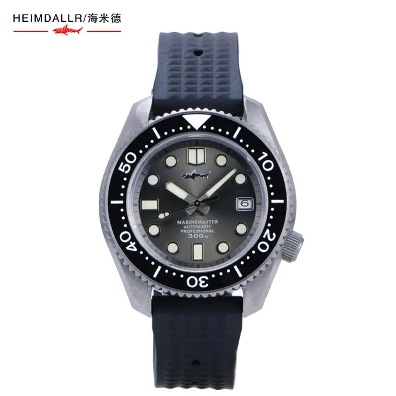 

Heimdallr Titanium Men's SBDX001 Diver Watch Grey Dial Ceramic Bezel Sapphire NH35 Automatic Movement 30Bar Waterproof Lumed