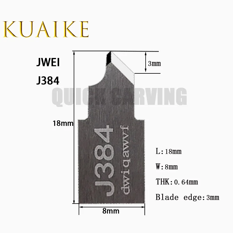 Imagem -06 - Jwei-lâmina Oscilante de Vibração Original Ferramentas de Corte de Máquina de Carboneto J383 J384 J385 10 Pcs