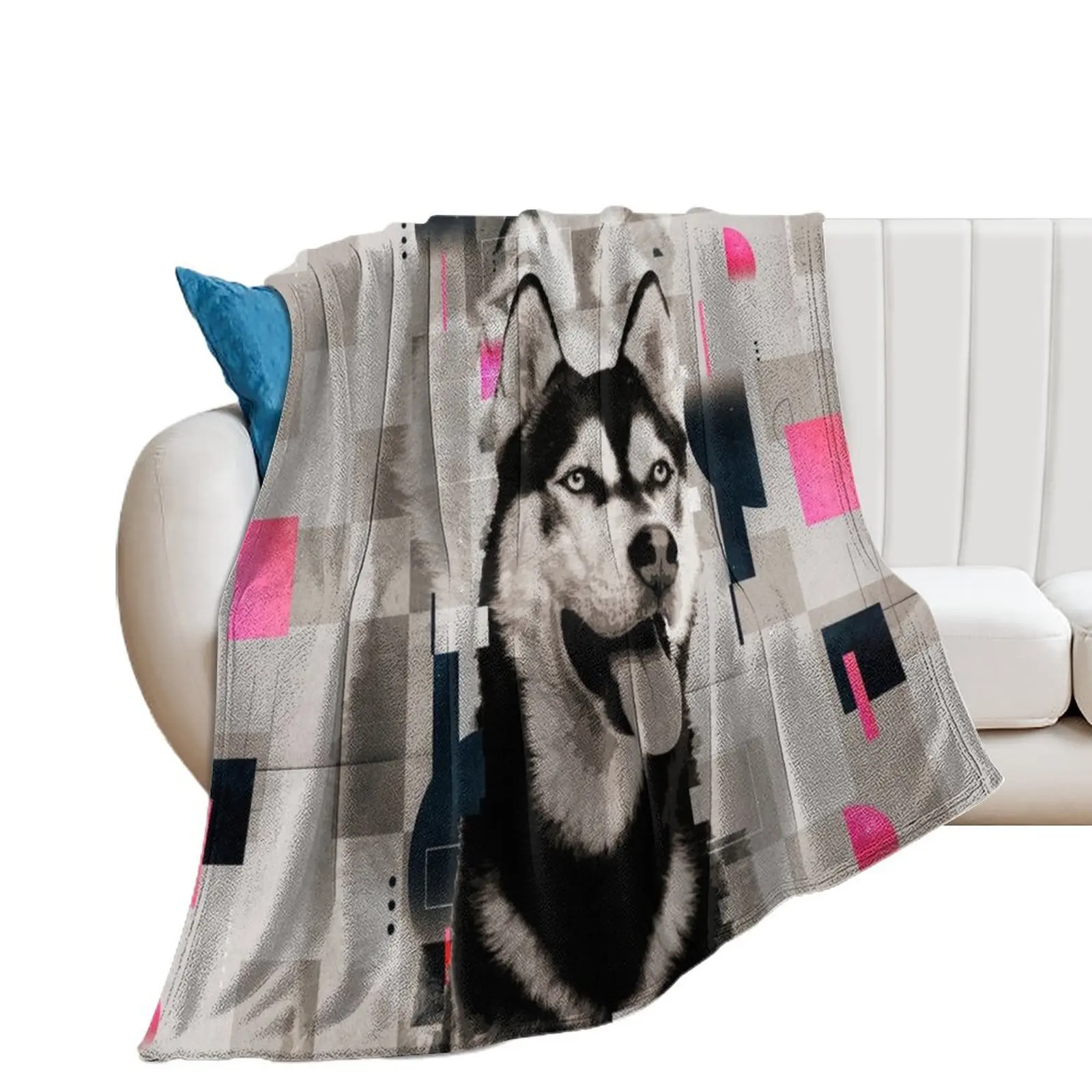 

Siberian Husky Throw Blanket Blankets For Bed Decorative Beds Sofa Throw for babies Blankets