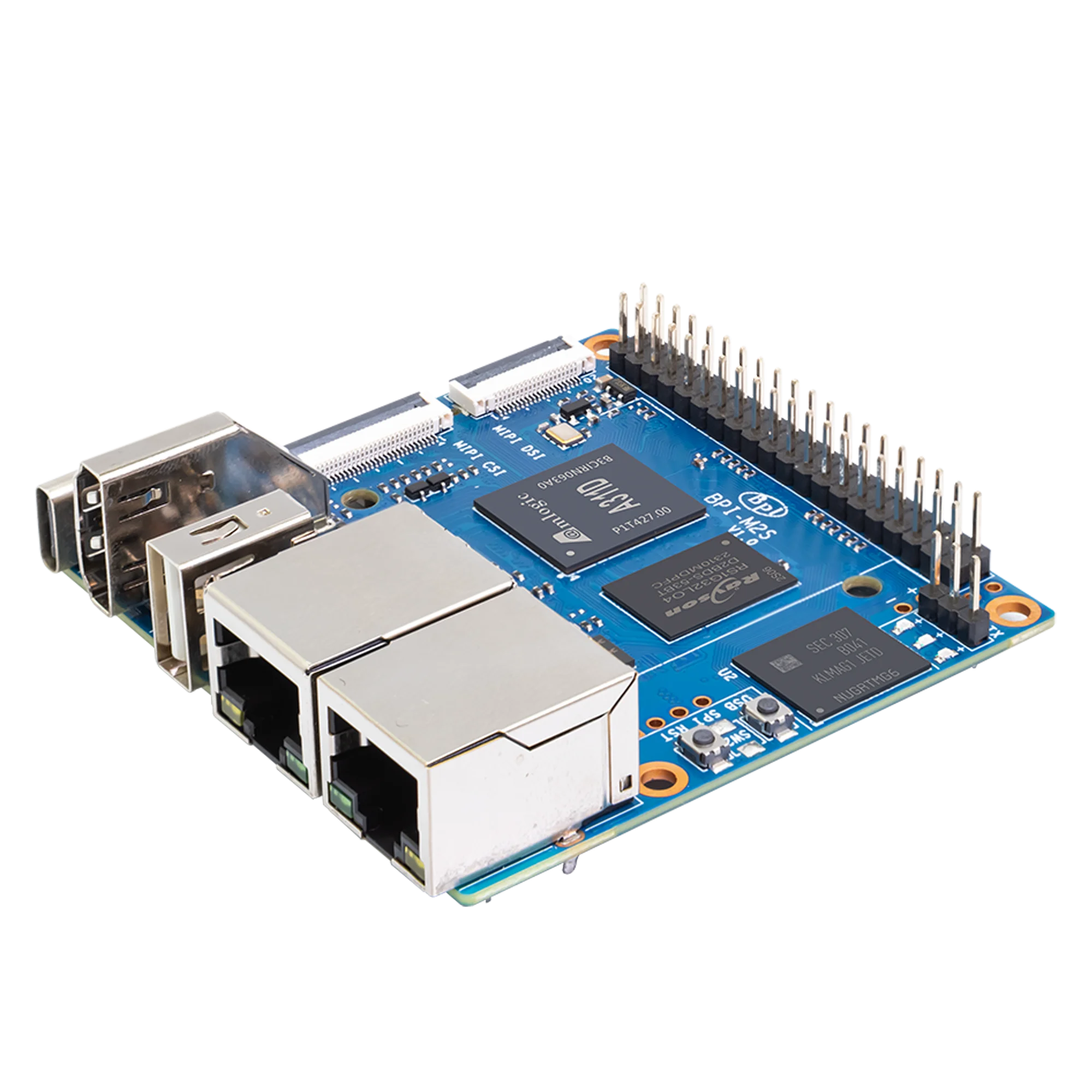 Banana Pi BPI-M2S SoC Amlogic A311D And S922X Hexa-core 4GB LPDDR4 RAM 16GB eMMC Video HDMI 2.1 4Kp60 OS Ubuntu Debian Android