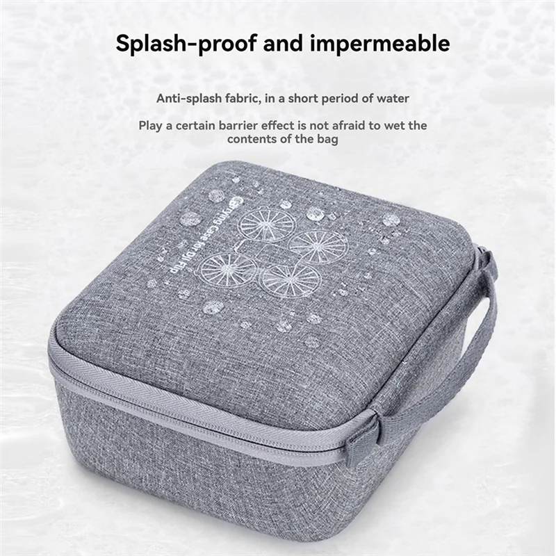 DIGIT-For DJI Flip Single Machine Storage Bag Mini Vlog Aerial Camera Protection Box Outdoor Handheld Hard Shell Bag
