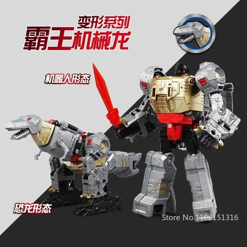 BPF Transformatie G1 Dinoking 5IN1 Dinobot Dinosaurus Grimlock Slakken Slijm Swoop Slash Oversize Legering Action Figure Speelgoed