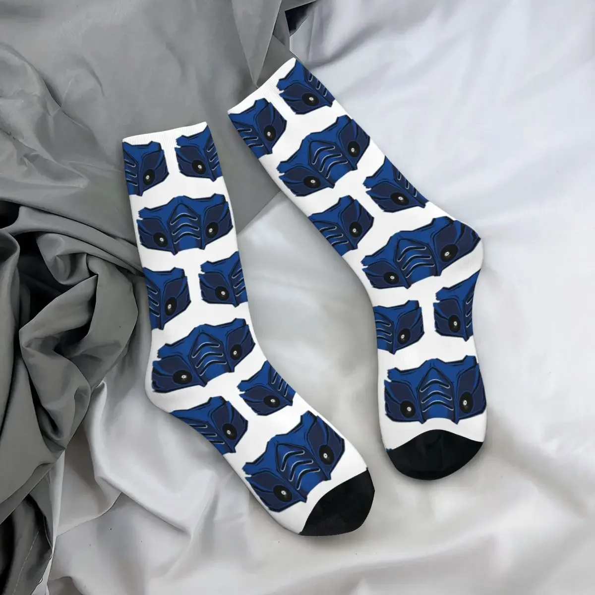 

Носки All Seasons Crew Stockings Mortal Kombat Sub-Zero, забавные длинные носки для мужчин и женщин, подарки на День святого Валентина
