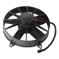 LNF254 11inch Radiator cooling fan For Bus car Water tank cooling fan DC Motor 12/24V 3200RPM