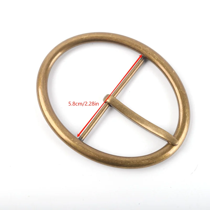 Zinc Alloy Vintage Metal Antique Bronze Buckle, Large Size Buckle, Perfect for Leather Crafts, Jeans, Leather Coats, Bag Adjustments, Locking Clasps, Ideal Gift Choice, Suitable for 58mm/ 2.28inch Belts