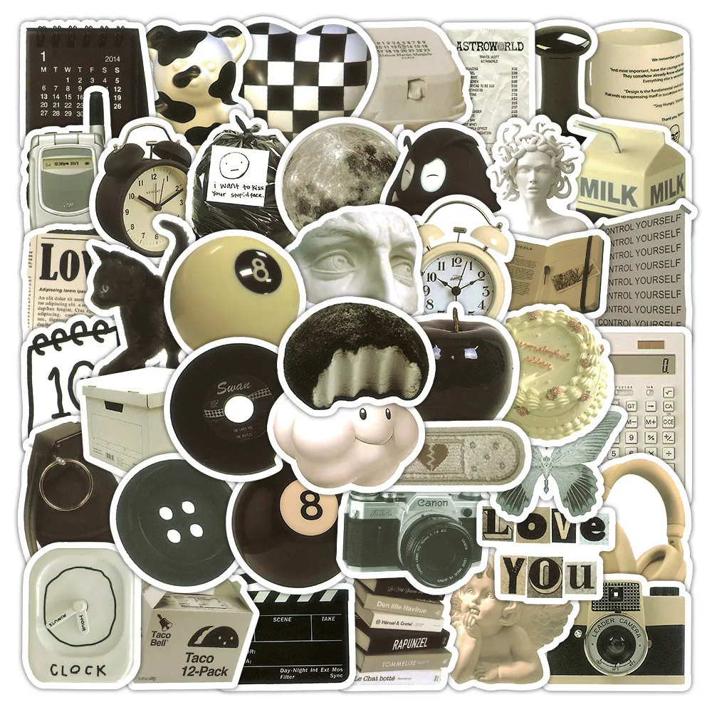 61Pcs Custom Sticker Pack - Digital Color Print DIY Decor for Phone & Laptop AnimeWorlds Store
