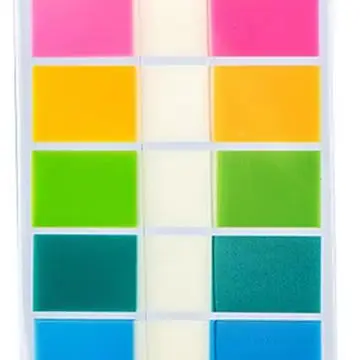 لوحة مذكرة فلورسنت 180 ورقة - ملصقات علامة مؤشر الملاحظات اللاصقة والإشارات المرجعية لوحة المفكرة القرطاسية للمكتب والمدرسة