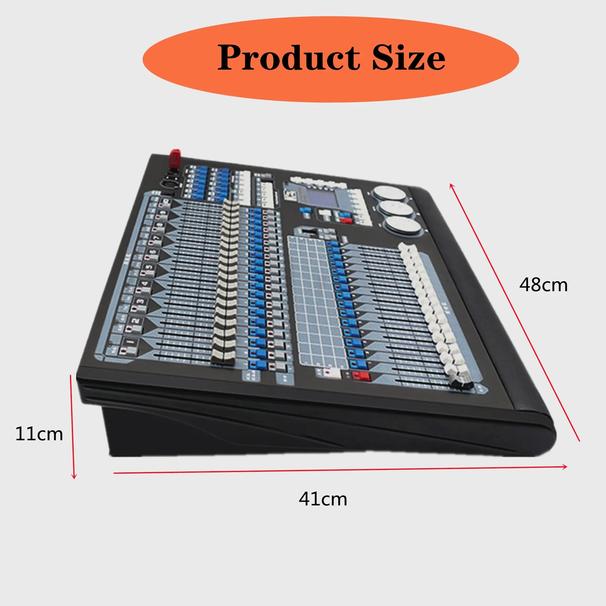 yyhc KingKong 1024 DMX Controller With Flight Case DMX512 Stage Light   Channels Console Support U Disk