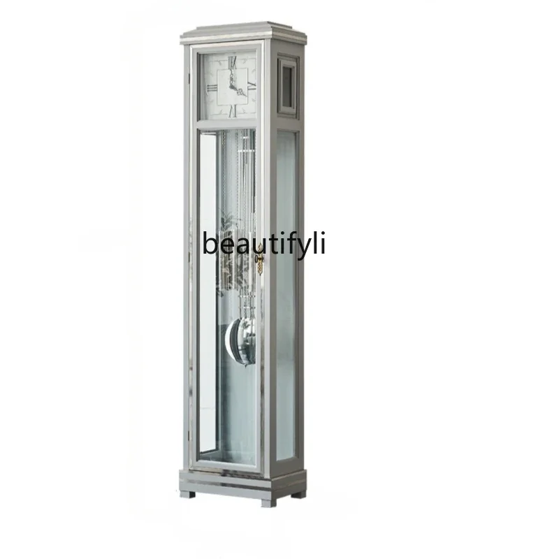 

xx1Hermle Living Room the Grandfather Clock Light Luxury Modern Simple and Fashionable Clock Italian Large Pendulum Clock