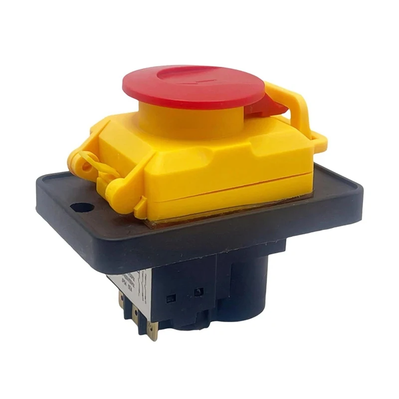 For KJD18 400V 6Pins Waterproof Magnetic Push Button Switches For Vessel Grinding Machine Electrical Supplies