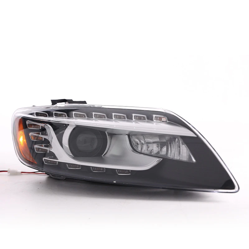 Suitable for 10-15  Q7 Headlights US Version OE Accessories Lights HID Lens LED Daytime Running Lights Turn Signals