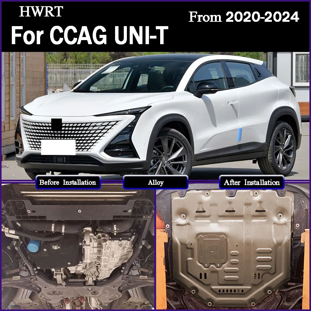 

For CCAG UNI-T 2020-2024 1.5T New Higher Quality Black Under Engine Guard Mudguard Board Splash Shield Mud Fender Plate Panel