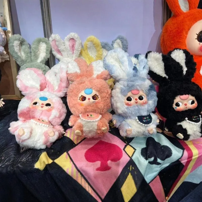 Réplica de lírio cidade série babytrês caixa cega rosto de vinil na moda caixa mistério coleção modelo artesanal boneca brinquedo réplica presente
