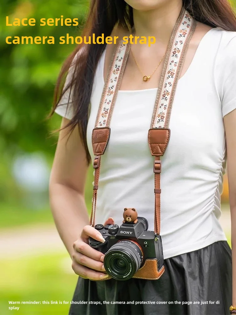 Camera Shoulder Strap for Canon Nikon Sony Fuji Leica Panasonic DSLR Camera Neck Strap Accessory