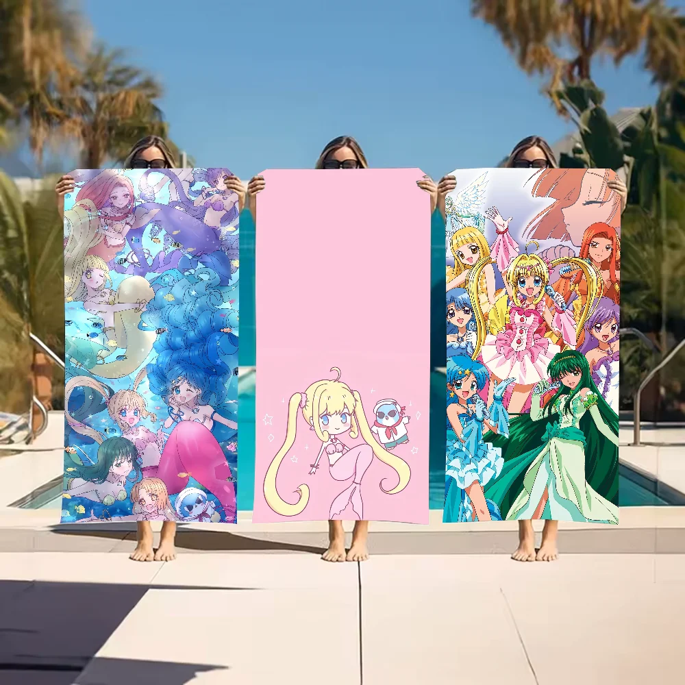 M-Mermaid M-Melody P-Pichi-S Pichi P-Pitch Towel For Swim Yoga Gym Quick Drying Soft and skin-friendly Beach Towels All-Season