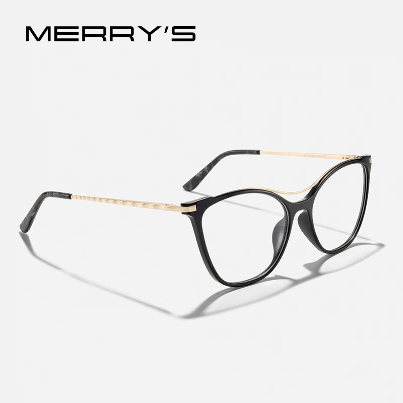 MERRYS DESIGN Vintage Cat eye Glasses Frames Women TR90 Eyewear Optics Frame Prescription Glasses Optical Eyewear S2814