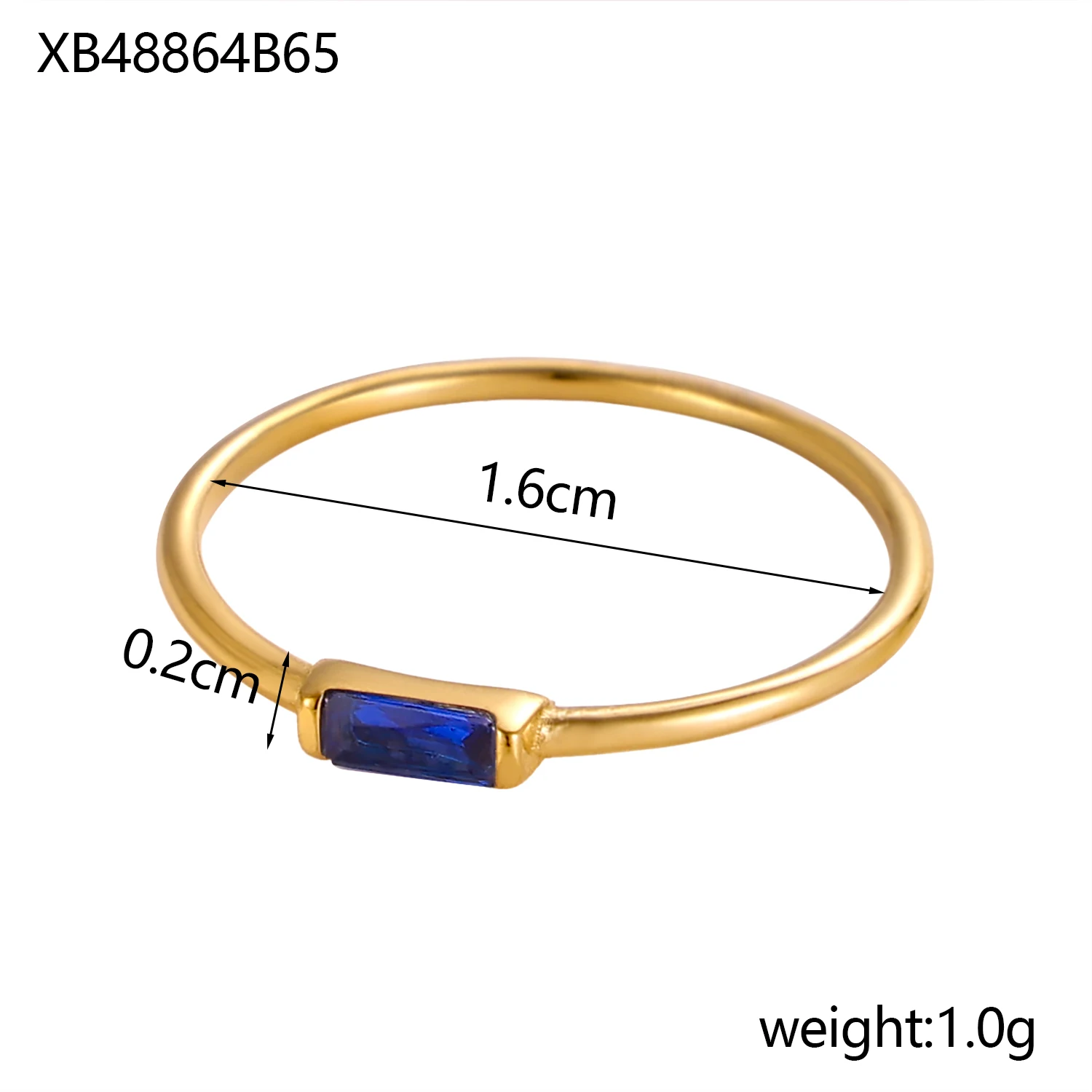 CARLIDANA Stapelbarer Einfacher Quadratischer Bunter 12 Geburtsstein-Zirkonring Silberfarbener Edelstahlschmuck für Frauen Geschenk – Detail 4